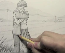 Mark Crilley漫画教程:拥抱的画法