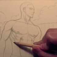 Mark Crilley漫画教程:肌肉的画法